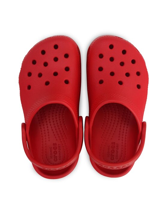 Crocs Crocs Παντόφλες Crocs Classic Kids Clog T 206990 Κόκκινο