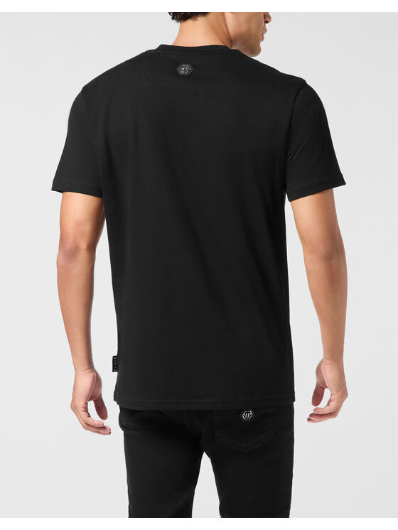 PHILIPP PLEIN PHILIPP PLEIN T-Shirt 26183 Czarny Regular Fit