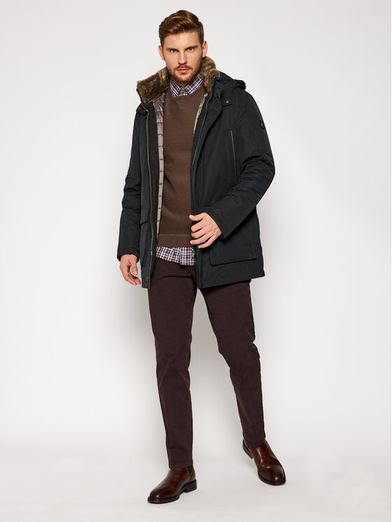 Bugatti Bugatti Parka 672813 69034 Čierna Regular Fit