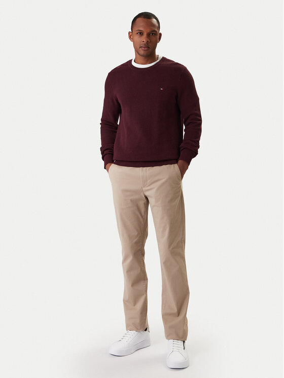 Tommy Hilfiger Tommy Hilfiger Chinosy Denton Essential MW0MW40262 Beżowy Straight Fit