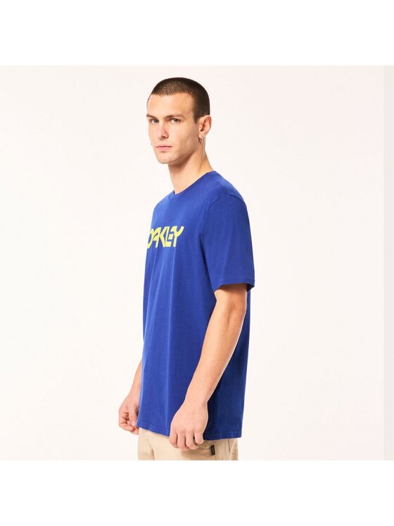 Oakley Oakley T-Shirt FOA404011 Niebieski Regular Fit