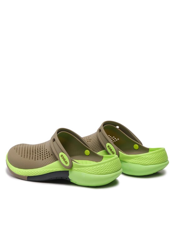 Crocs Klapki Literide 360 Ombre 208281 Khaki | Modivo.pl