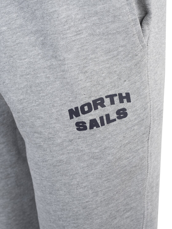 North Sails North Sails Kalhoty z materiálu 90 3202 000 | Sweatpant W/Graphic Šedá Regular Fit