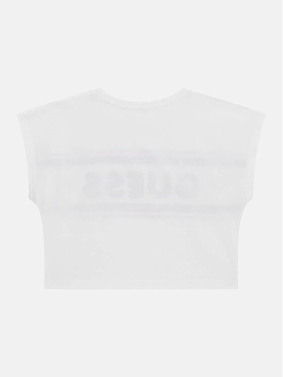 Guess Kids Guess Kids Top 176169 Biały Classic Fit