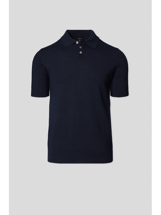 Lancerto Lancerto Polo Nils PO073125000049 Granatowy Regular Fit