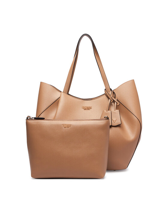 Guess Geantă Amorette HWBG78 98240 Bej închis