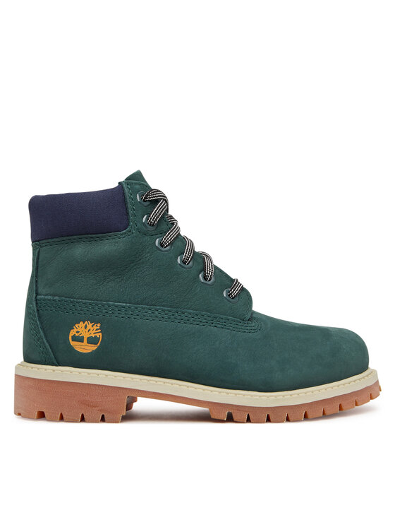 Timberland Timberland Schnürstiefeletten Premium 6-Inch Waterproof TB0A2CTGEO61 Grün