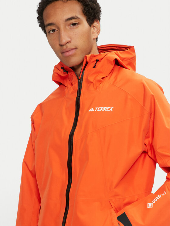 adidas adidas Дощовик TERREX XPERIOR GORE-TEX PACLITE HN2909 Оранжевий Regular Fit