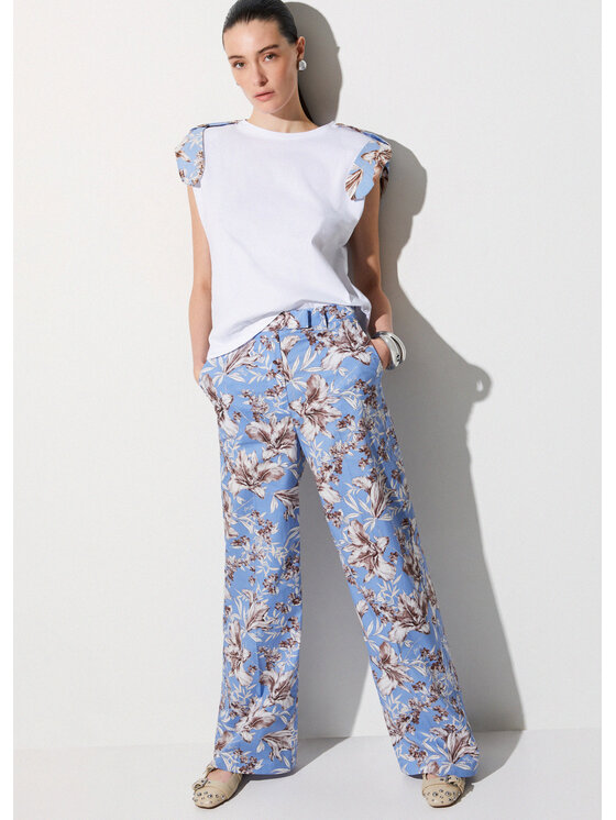 Liu Jo Liu Jo T-shirt WA6201J6308P9551 Bianco Regular Fit