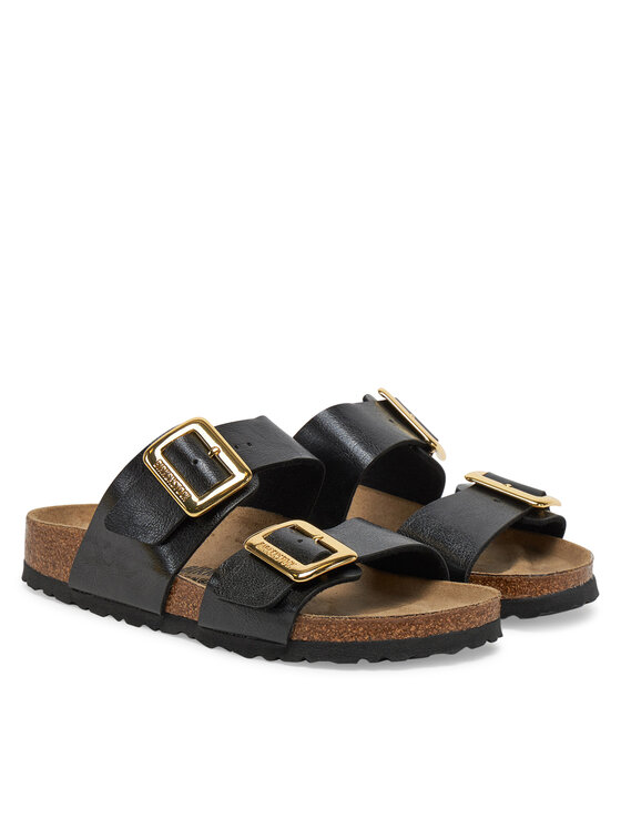 Birkenstock Birkenstock Iešļūcenes Sydney Cushion Buckle 1029457 Melns