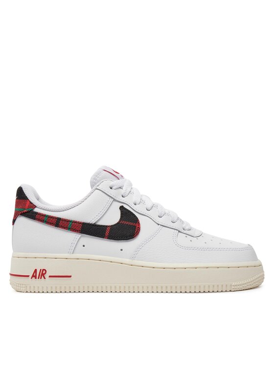 air force 1 07 white and red
