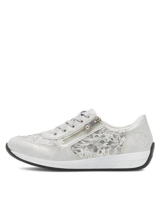 Rieker Rieker Sneakersy N1112-80 Srebrny