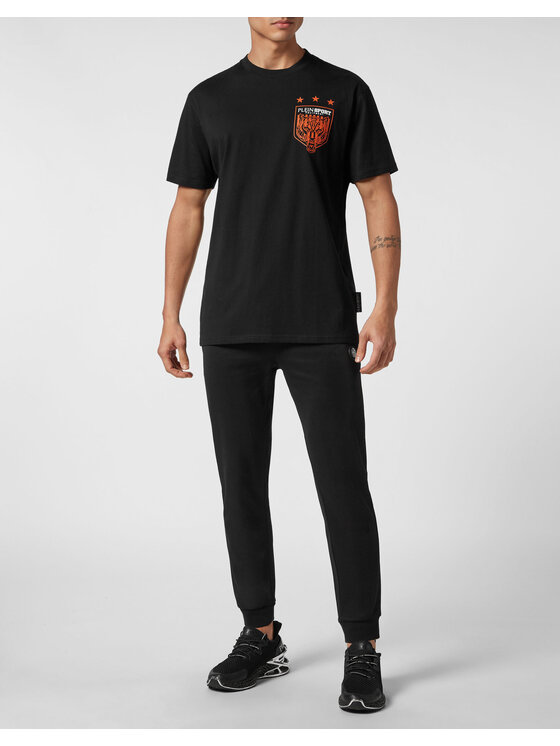 Plein Sport Plein Sport T-Shirt 3543 Czarny Regular Fit