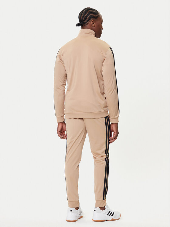adidas adidas Tepláková súprava Basic 3-Stripes JX5501 Béžová Regular Fit