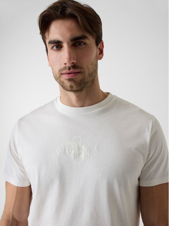 Guess Guess T-Shirt 183291 Bílá Classic Fit