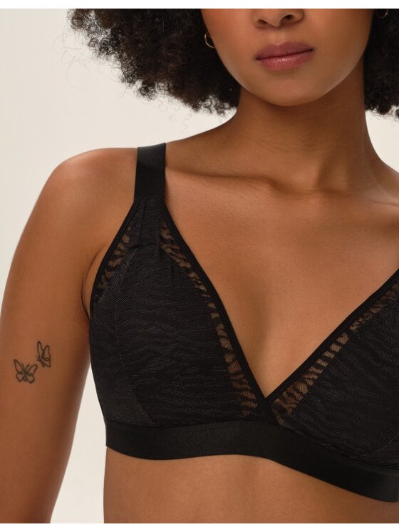 Esotiq Esotiq Podprsenka Bralette 41982 Čierna