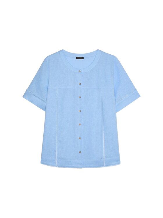 Fiorella Rubino Fiorella Rubino Koszula 5071T001481N004 Turkusowy Regular Fit