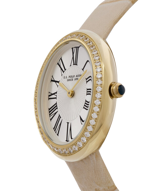 U.S. Polo Assn. U.S. Polo Assn. Часовник Ophelia USP8506YG Бежов