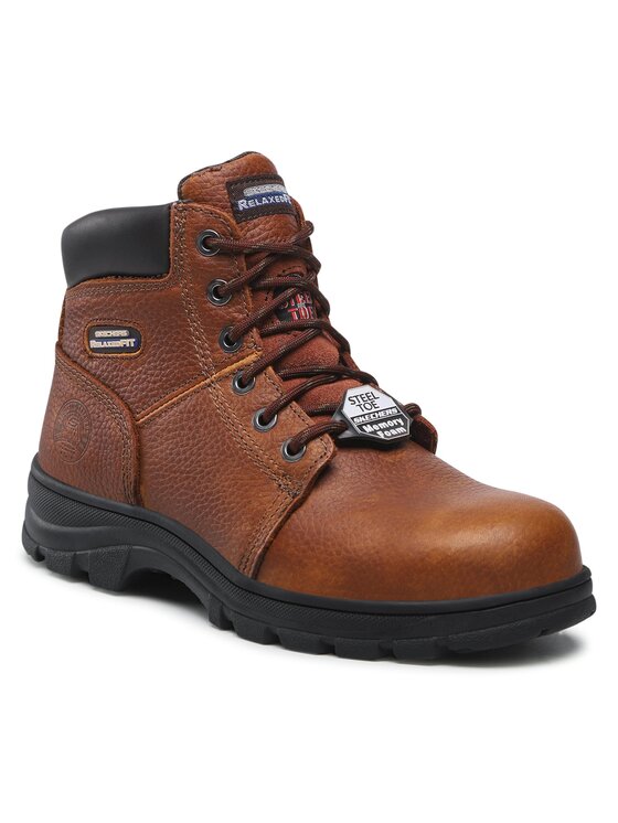 Skechers Skechers Trapery Workshire 77009EC/BRN Brązowy