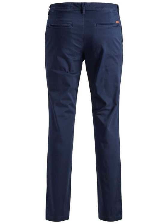 Jack & Jones Jack & Jones Chino nohavice Marco 12150148 Tmavomodrá Slim Fit