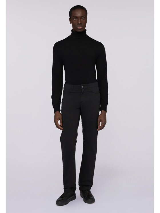 Trussardi Trussardi Pantaloni di tessuto P700H004766N033 Nero Regular Fit