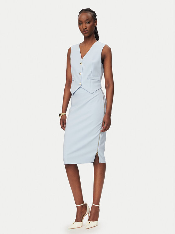 Rinascimento Rinascimento Zīmuļveida svārki CFC0127985003 Gaiši zils Slim Fit