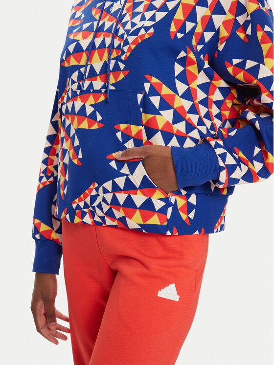 adidas adidas Sweatshirt FARM Rio IQ4490 Blau Loose Fit