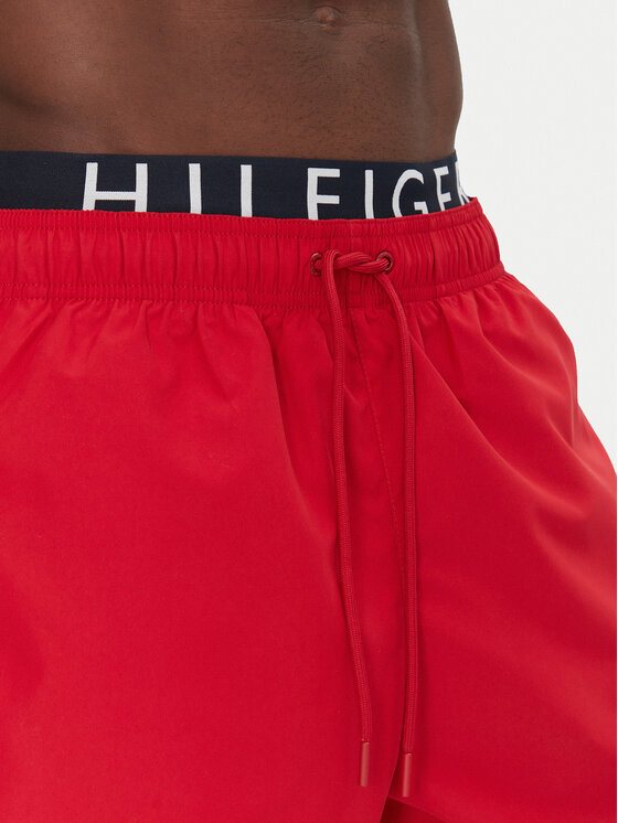 Tommy Hilfiger Tommy Hilfiger Pantaloncini da bagno UM0UM03489 Rosso Regular Fit