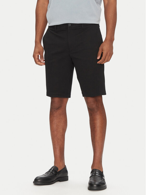 BOSS BOSS Šortky z materiálu S_Commuter-J 50511436 Černá Slim Fit