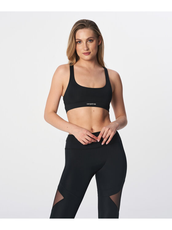 Carpatree Carpatree Biustonosz sportowy Rei Czarny