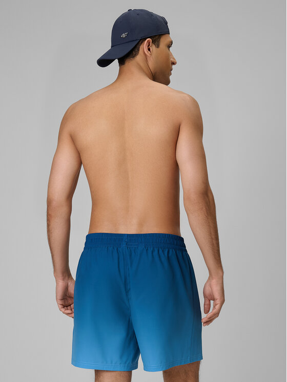 4F 4F Szorty kąpielowe BEACHWEAR Turkusowy Regular Fit