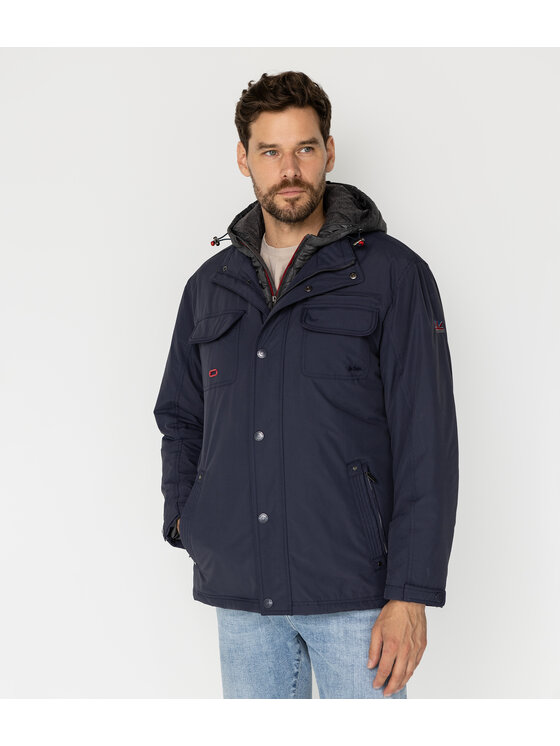 Lee Cooper Lee Cooper Kurtka zimowa ELIOS Granatowy Regular Fit