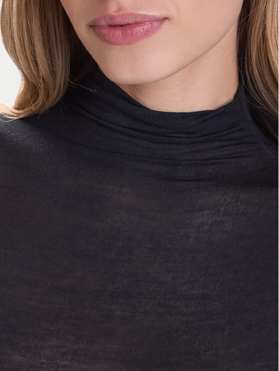 Hunkemöller Hunkemöller Bluza Intimate 302811 Črna Slim Fit