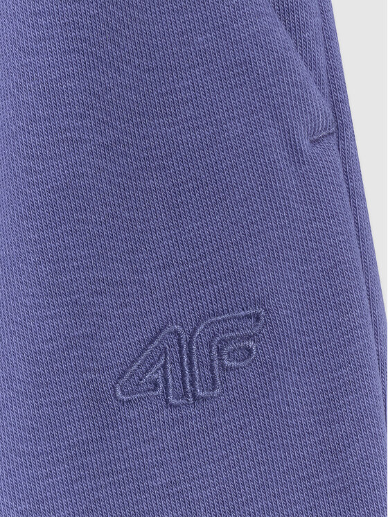 4F 4F Spodnie dresowe FJWAW25TTROM1245-33S Niebieski Regular Fit