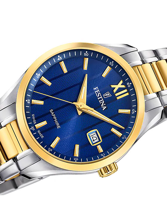 Festina Festina Zegarek F20027-2 Srebrny