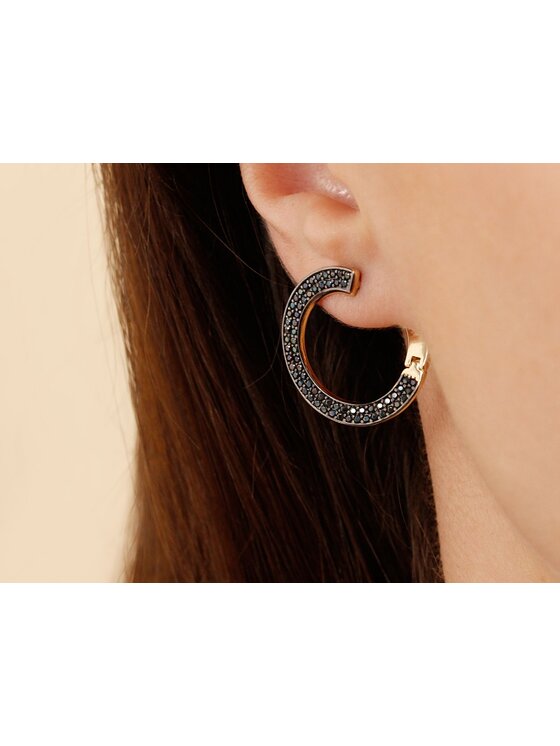 Lovrin Lovrin Náušnice 96419 Čierna