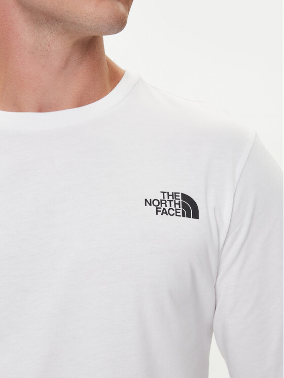The North Face The North Face Longsleeve krekls Easy NF0A8A6F Balts Regular Fit