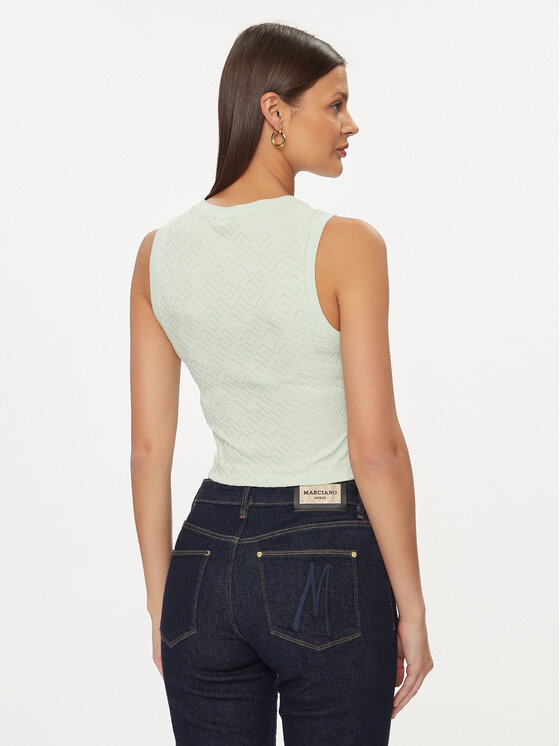 Guess Guess Majica Ofelia W4GP52 KBYN0 Zelena Regular Fit