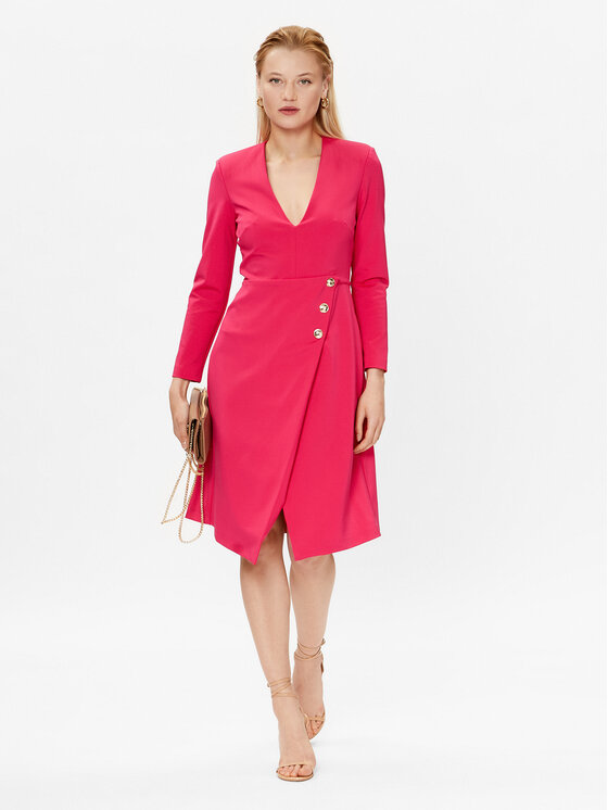 PINKO Pinko Повсякденна сукня Angolare 100943 A0HM Рожевий Regular Fit