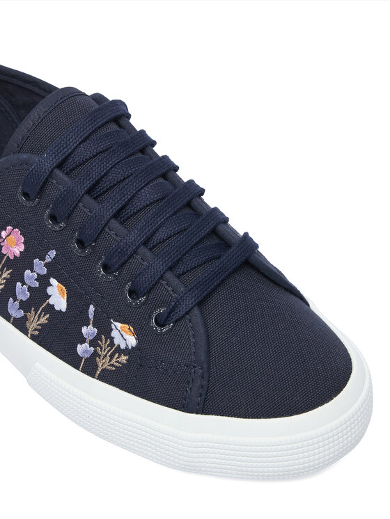 Superga Superga Teniși 3750 Flower Embroidery Leggera S8161ZW Bleumarin