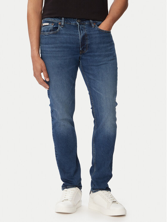 Calvin Klein Jeans Blugi Slim Hampton Jean LV04RB735G Albastru Slim Fit