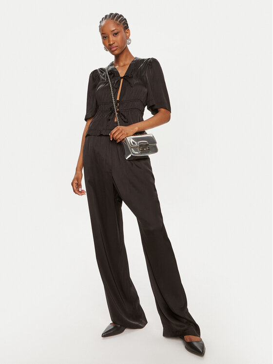 Munthe Munthe Блузка Osh 242101524230 Чорний Regular Fit