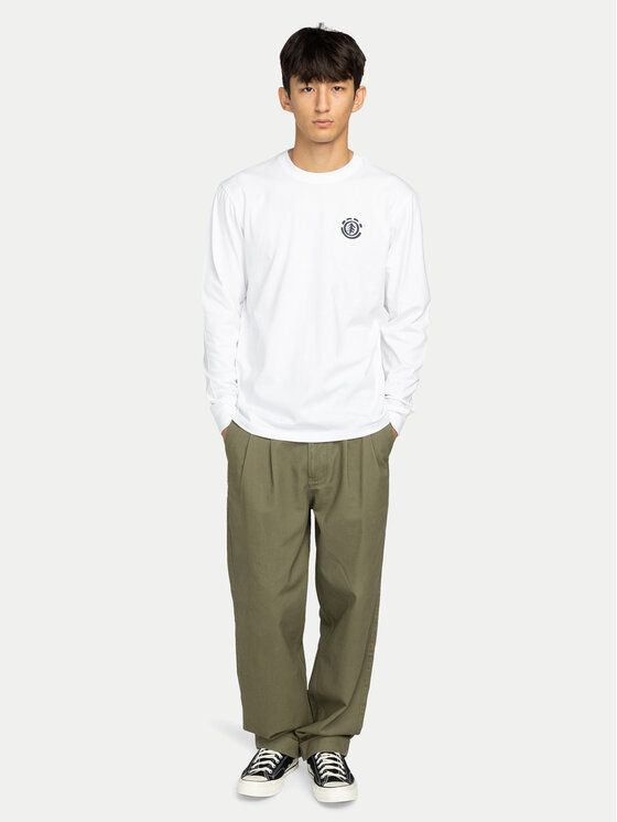 Element Element Longsleeve Path Ahead ELYZT00581 Weiß Regular Fit