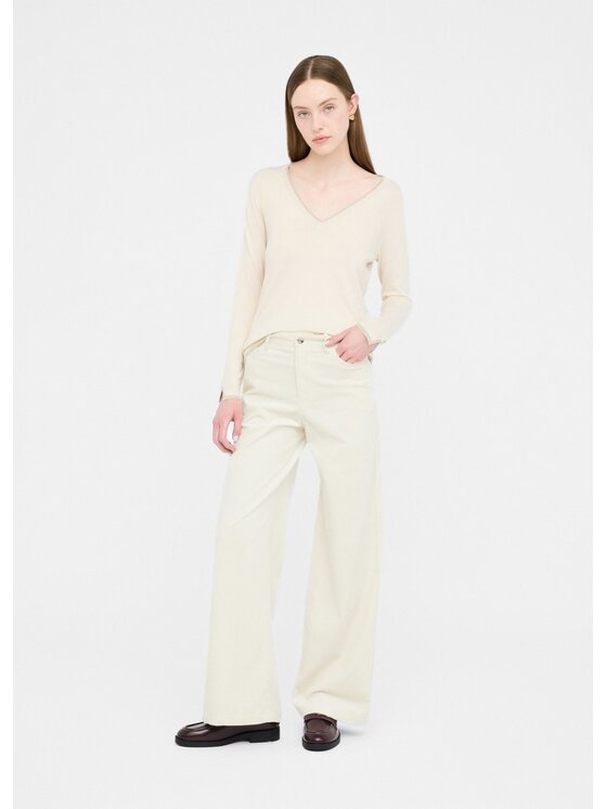 Liu Jo Liu Jo Sweter MF5227MS49I20304 Beżowy Slim Fit