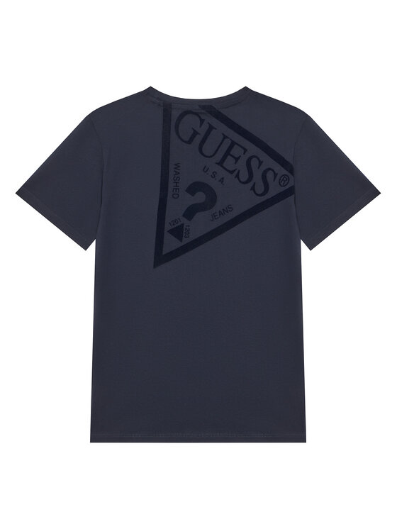 Guess Guess T-Shirt L5YI39 K8HM4 Tmavomodrá Regular Fit
