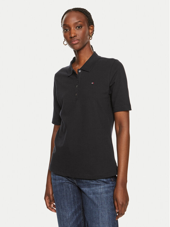 Tommy Hilfiger Polo WW0WW43224 Blu scuro Regular Fit, taglia : S