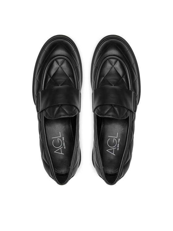 AGL AGL Loafers Celeste Matelasse D756033PGKA0761013 Μαύρο