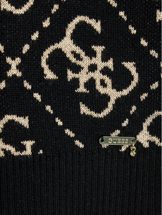 Guess Guess Sweter J3BR04 Z39N0 Czarny Relaxed Fit