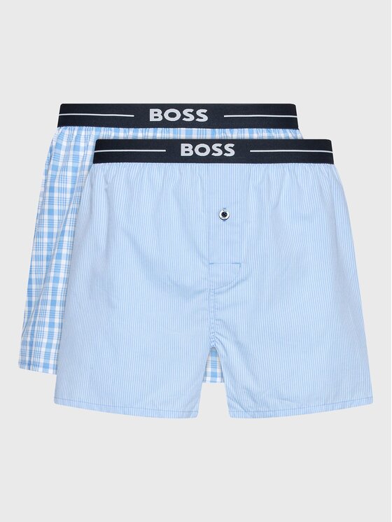 BOSS Boss Комплект 2 чифта боксерки Nos 50480056 Светлосиньо