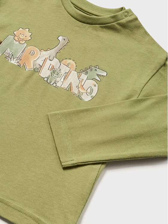 Mayoral Mayoral Bluză 1032 Verde Regular Fit